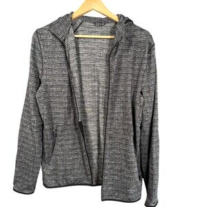 Lululemon Hoodie Jacket Full MISSING Zip Lightweight Athletic Gray Mens Size S
